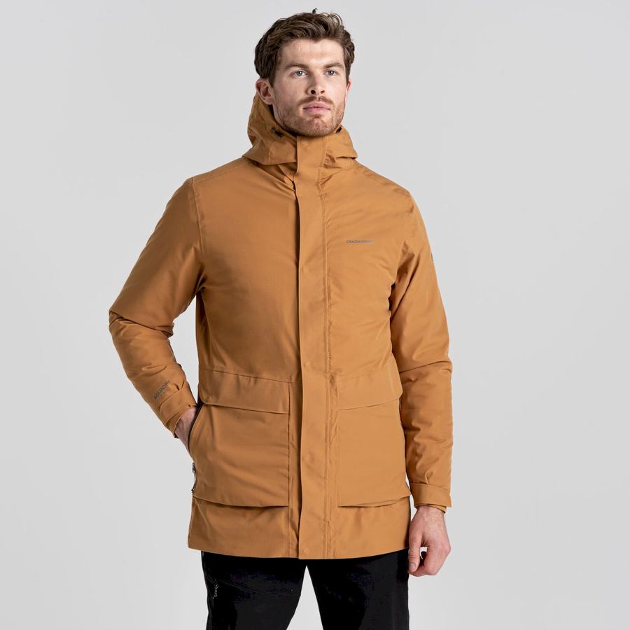 Grey Brown Craghoppers Lorton Pro 3 in 1 Men's Jackets | KXL3449LD