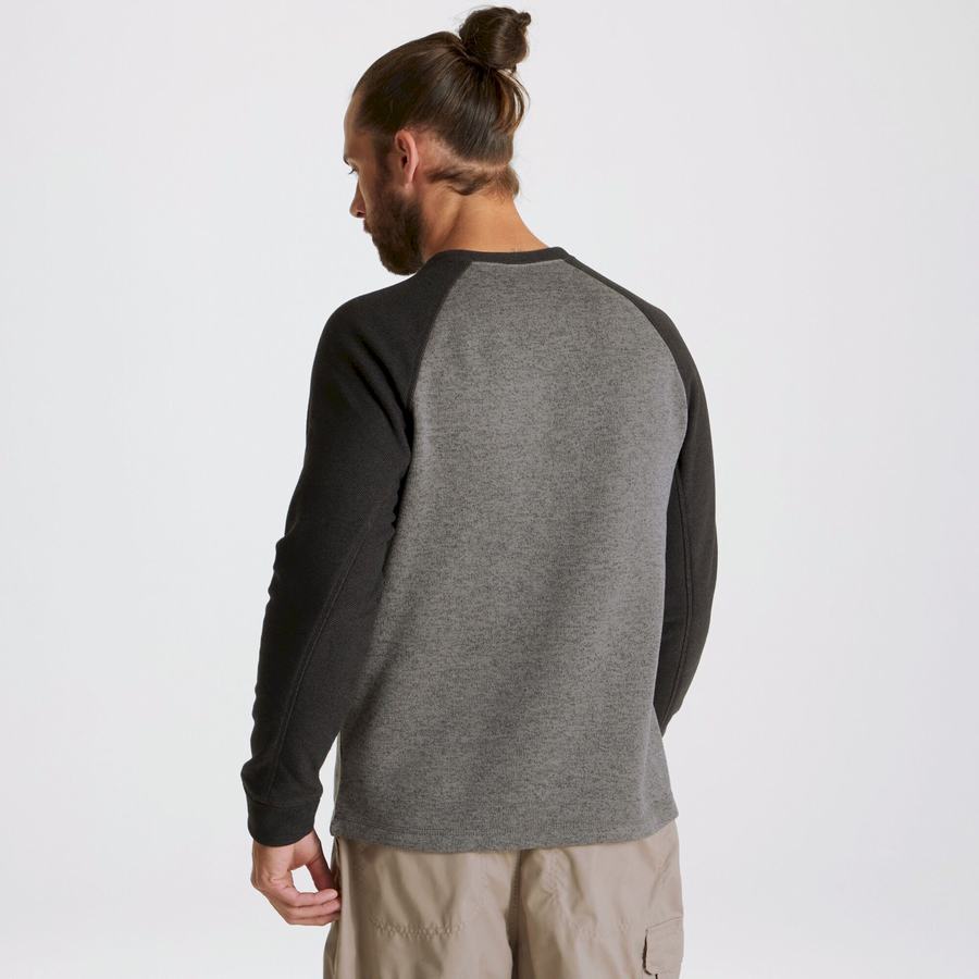 Grey Craghoppers Barker Jumper Men's Sweatshirts | NVO832IA