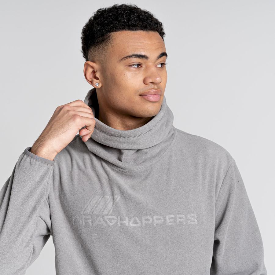 Grey Craghoppers Frey Overhead Men's Sweatshirts | PAN8681OK