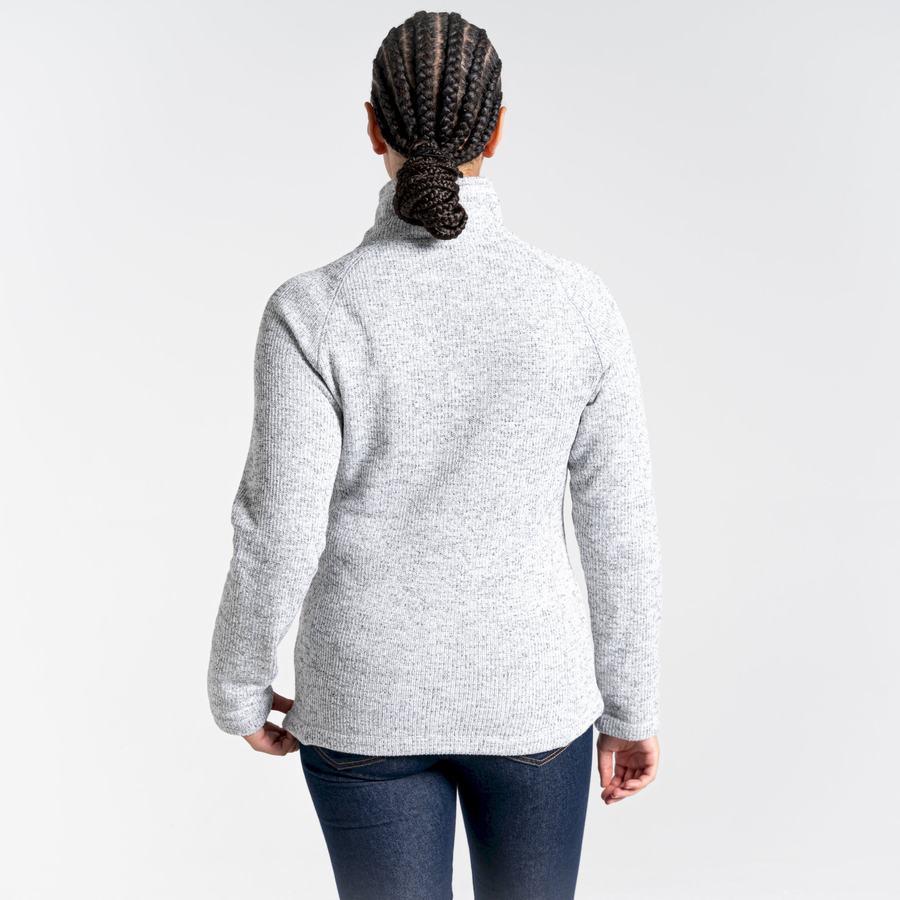 Grey Craghoppers Janeal Half Zip Women's Sweaters | CQN4195PG