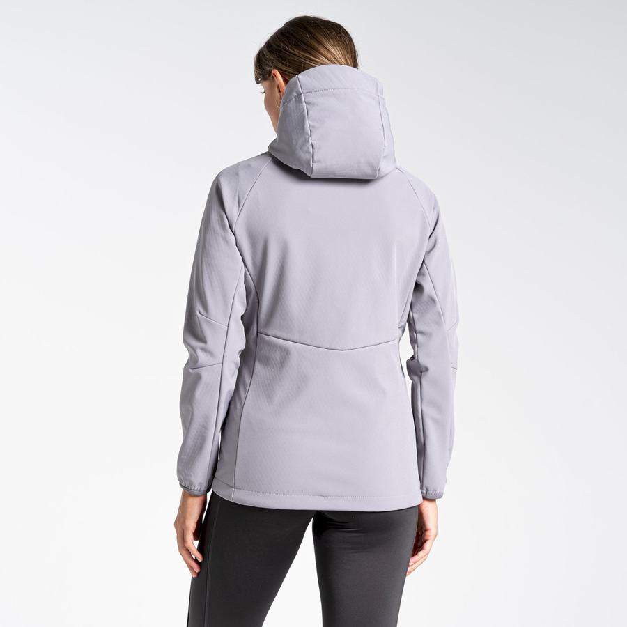 Grey Craghoppers Kalti Weatherproof Hooded Women's Jackets | VJK3650QU