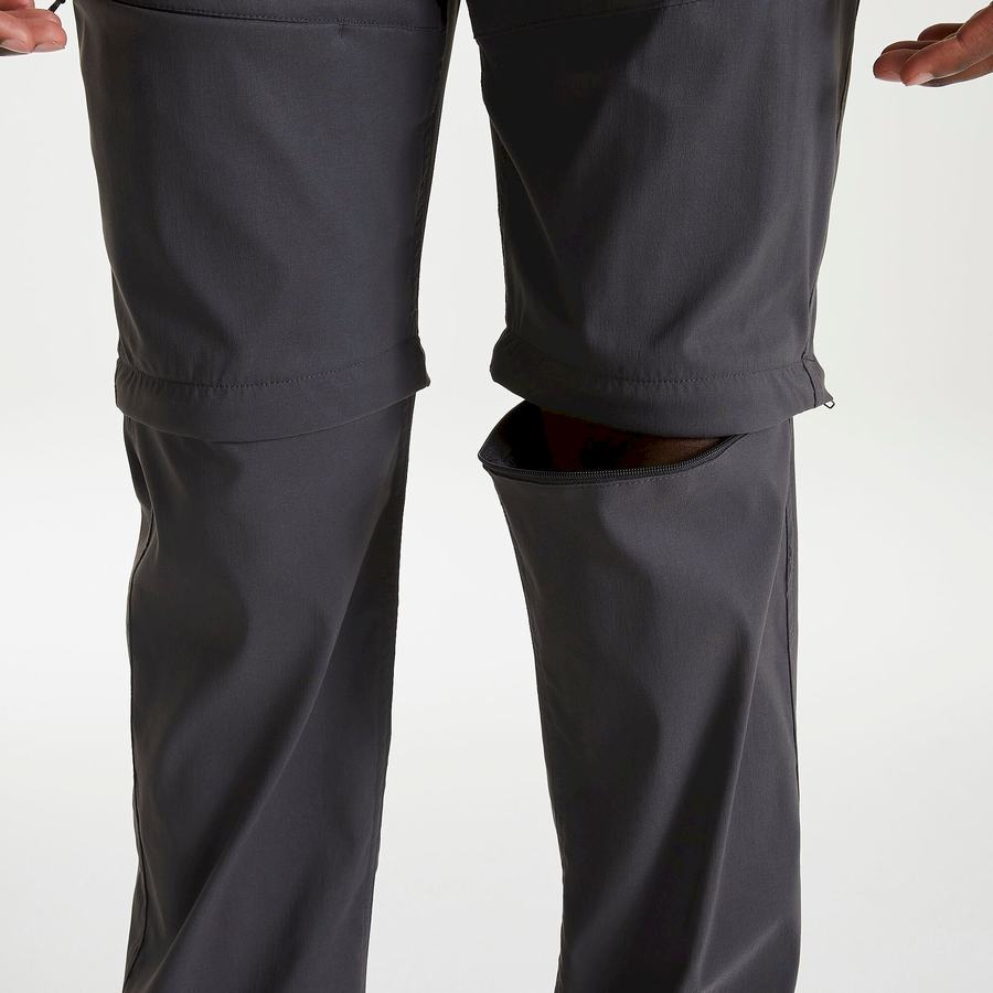 Grey Craghoppers Kiwi Pro II Men's Trousers | LBZ1351JX