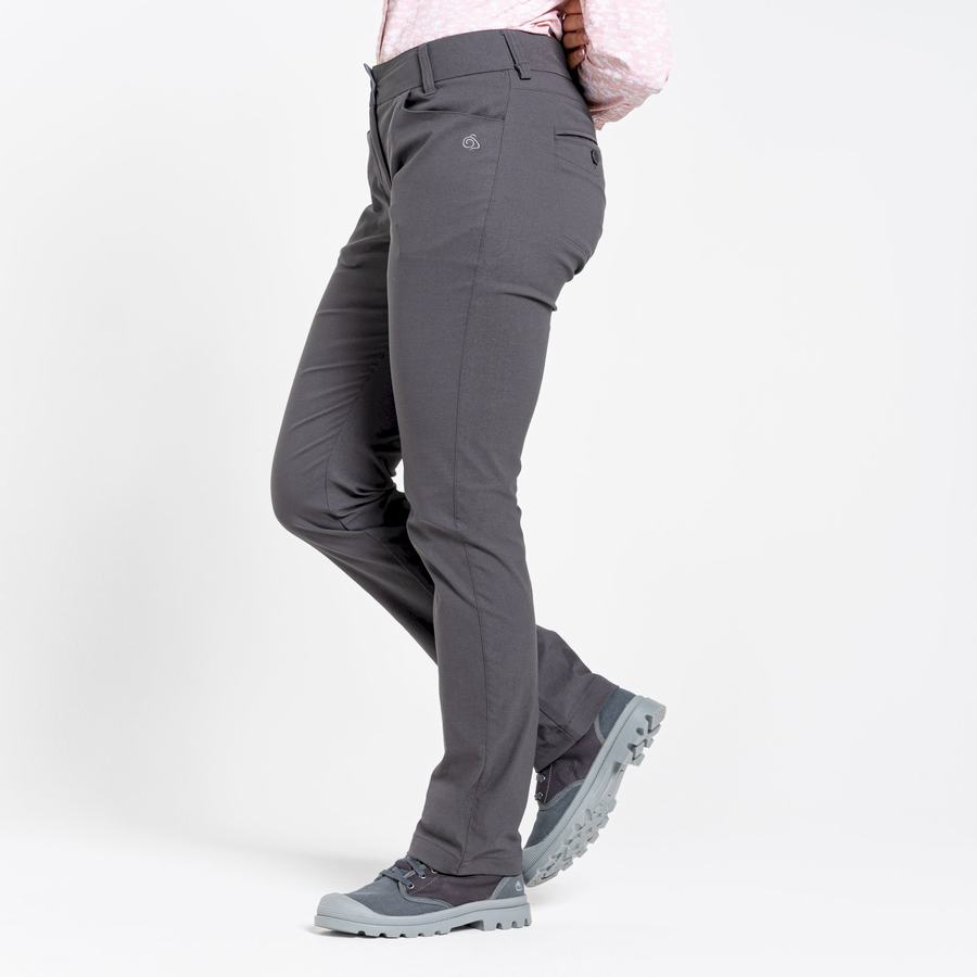 Grey Craghoppers NosiLife Clara II Women's Trousers | JBA2068OC