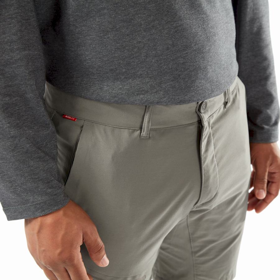 Grey Craghoppers NosiLife Pro Active Men's Shorts | KNW6639NW