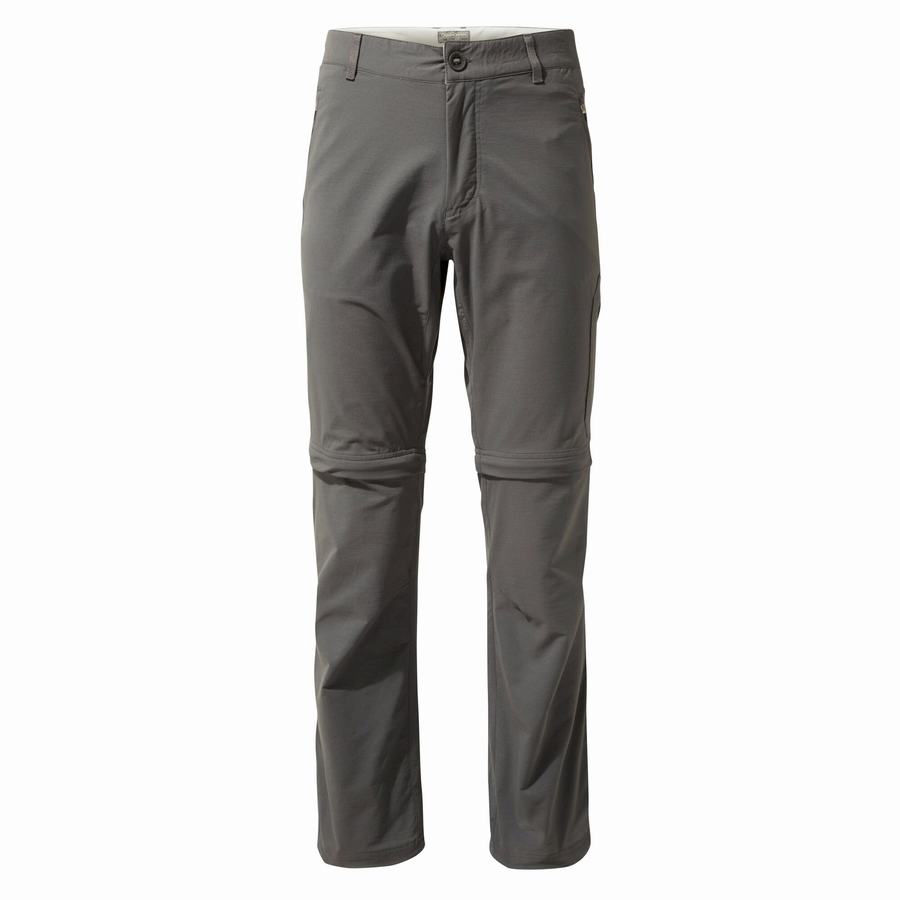 Grey Craghoppers NosiLife Pro II Men's Trousers | THY2485IS