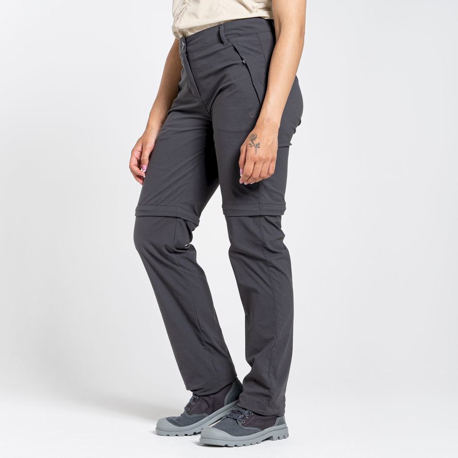 Grey Craghoppers NosiLife Pro II Women's Trousers | UEV8289VI