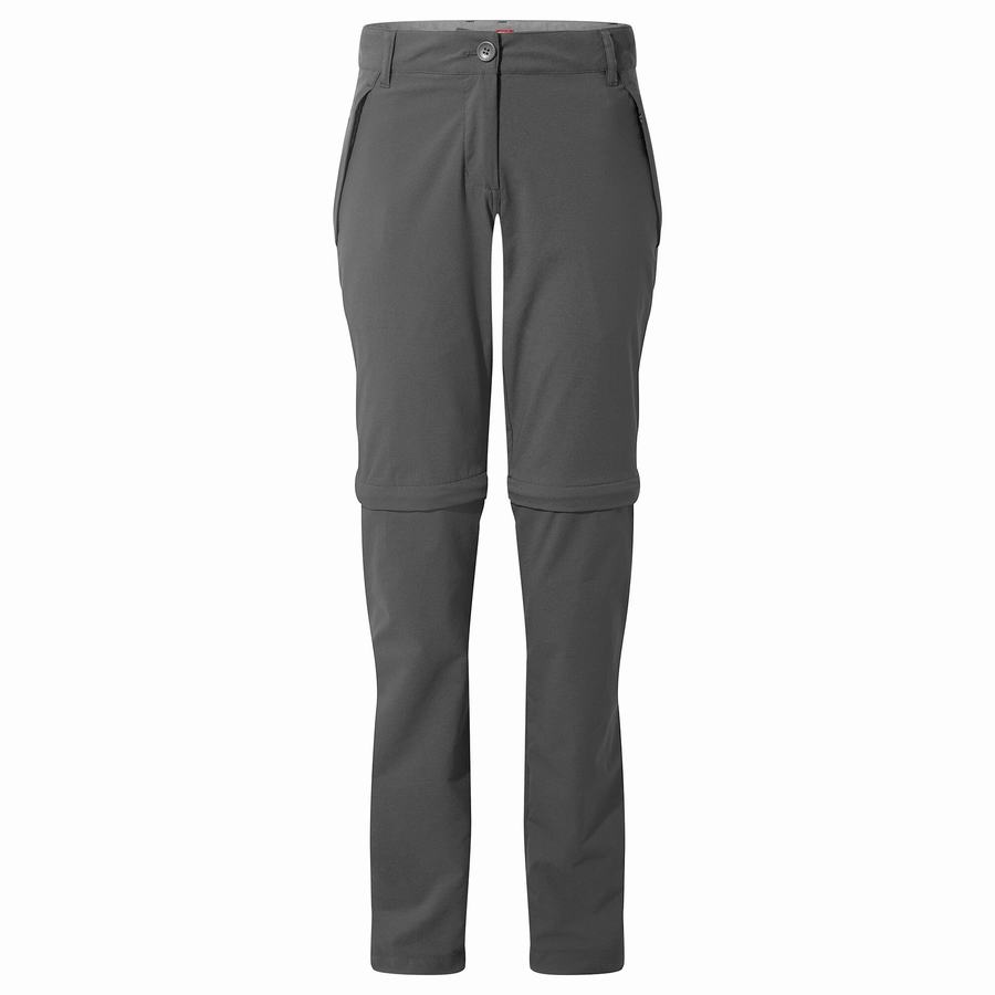 Grey Craghoppers NosiLife Pro II Women's Trousers | UEV8289VI