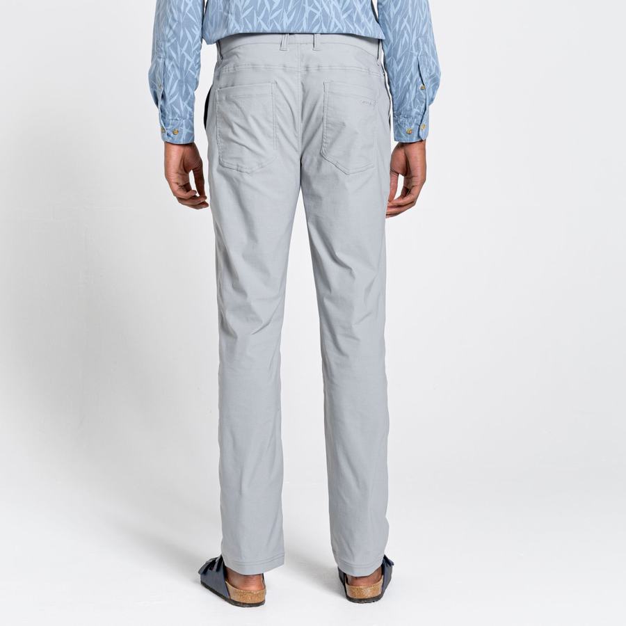 Grey Craghoppers NosiLife Santos Men's Trousers | RMM3333OC