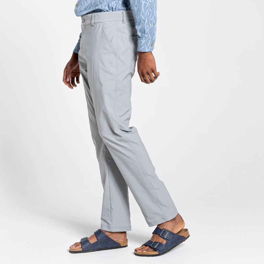 Grey Craghoppers NosiLife Santos Men's Trousers | RMM3333OC