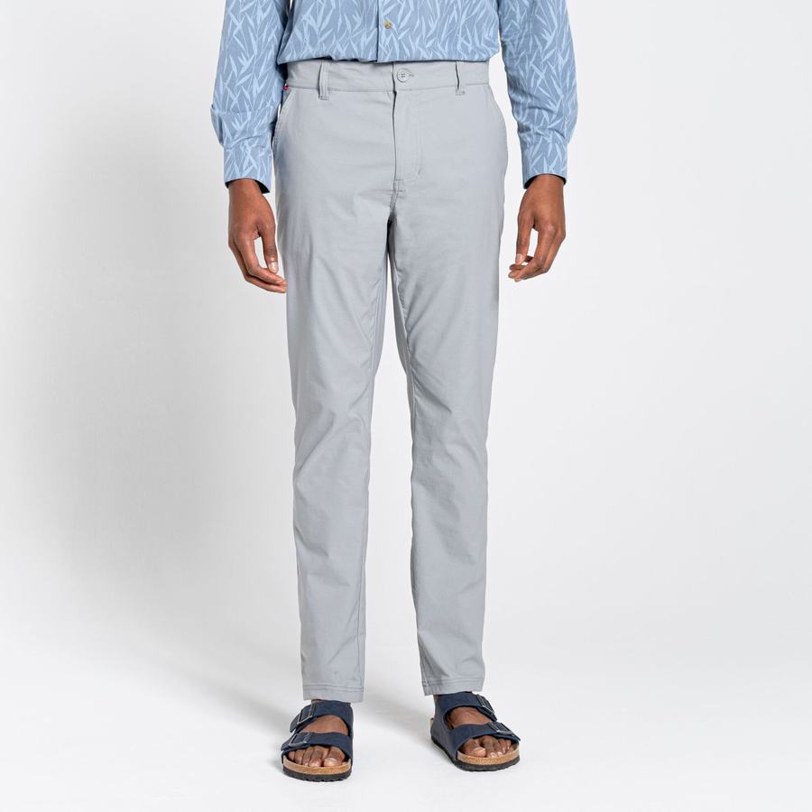 Grey Craghoppers NosiLife Santos Men's Trousers | RMM3333OC