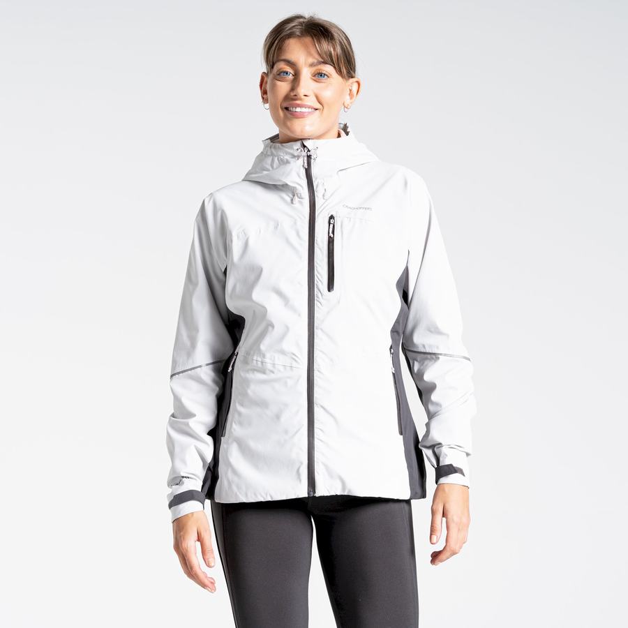 Grey Craghoppers Waterproof Dynamic Women's Jackets | GUT7734QF