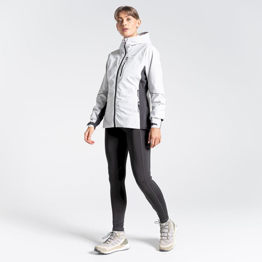 Grey Craghoppers Waterproof Dynamic Women's Jackets | GUT7734QF