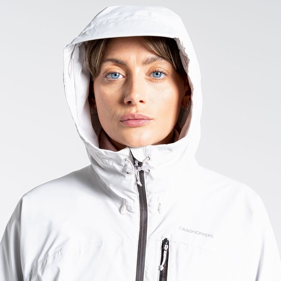 Grey Craghoppers Waterproof Dynamic Women's Jackets | GUT7734QF