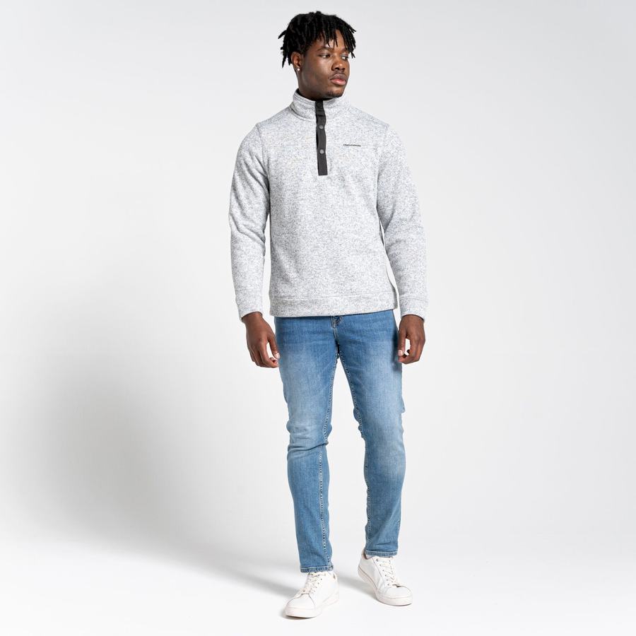 Grey Craghoppers Willis Overhead Men's Sweaters | WPK5487TF