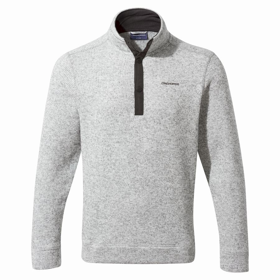 Grey Craghoppers Willis Overhead Men's Sweaters | WPK5487TF