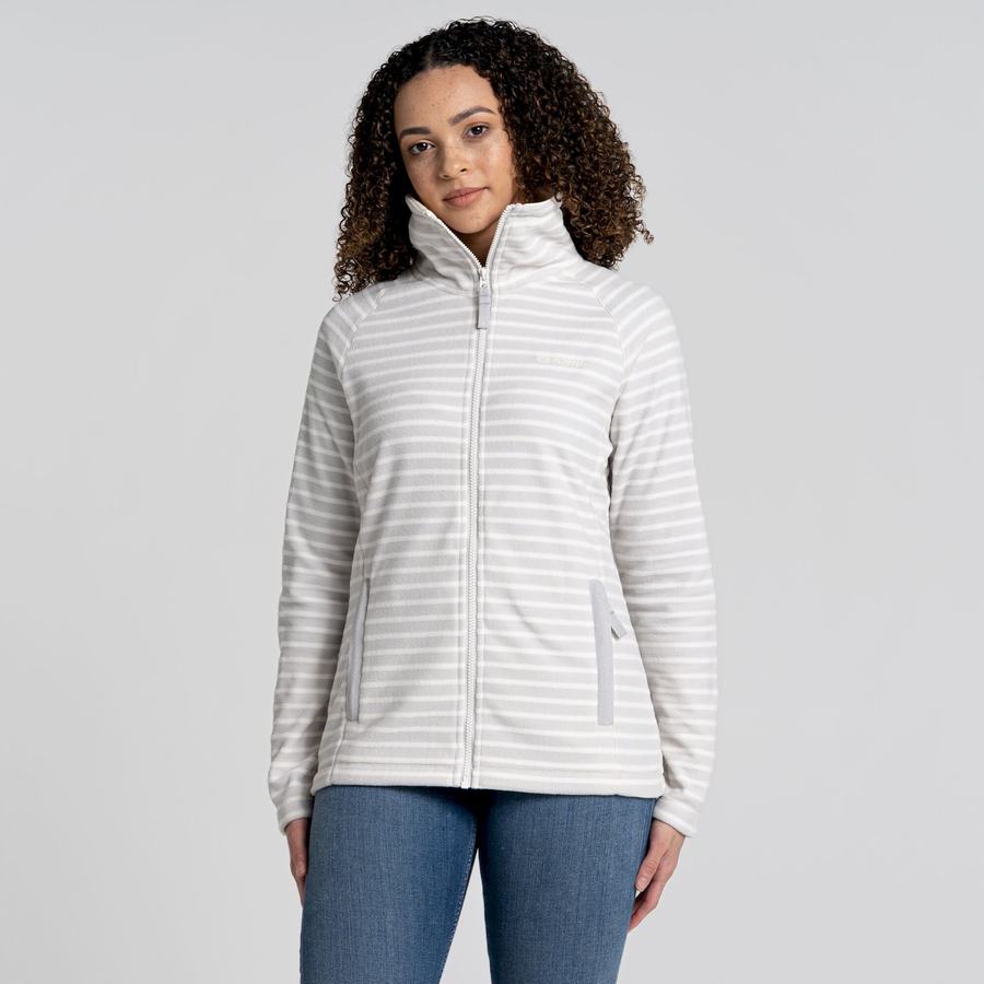 Grey Stripes Craghoppers Ella Women's Sweaters | GIE657YC