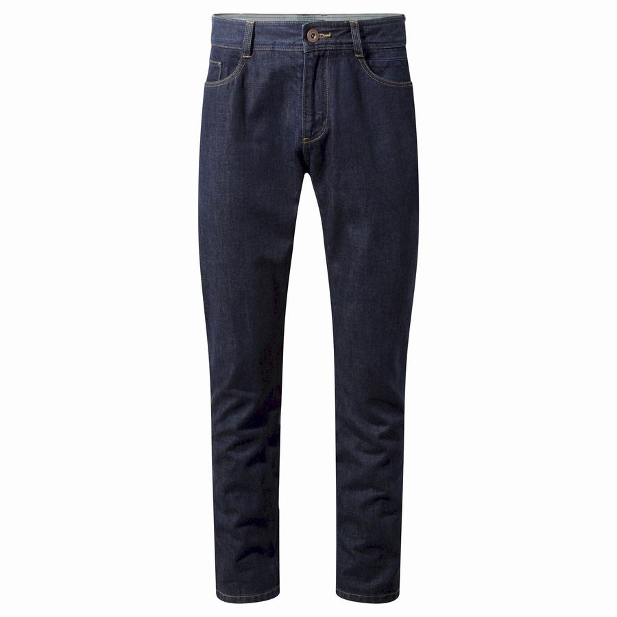 Indigo Blue Craghoppers Bardsey Jean Men's Trousers | NSP8314QM