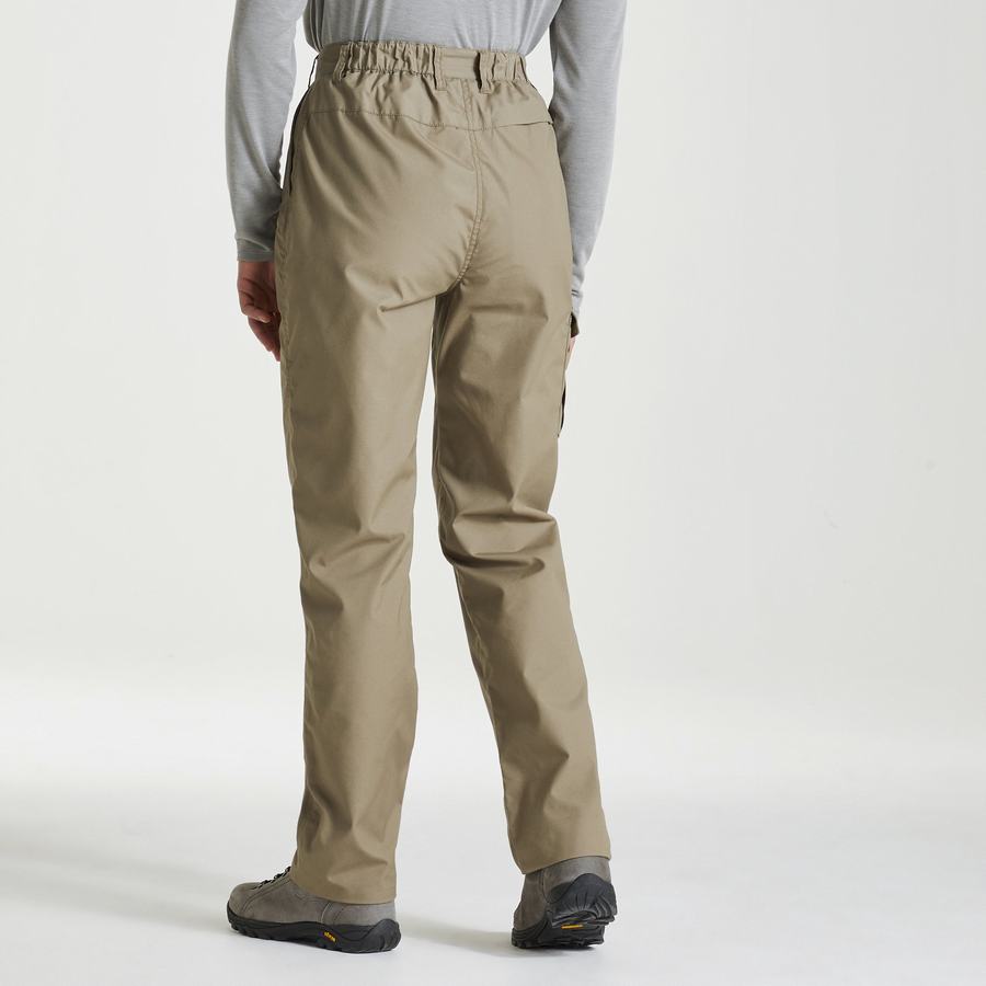 Khaki Craghoppers Expert Kiwi Women's Trousers | ARI6714XI