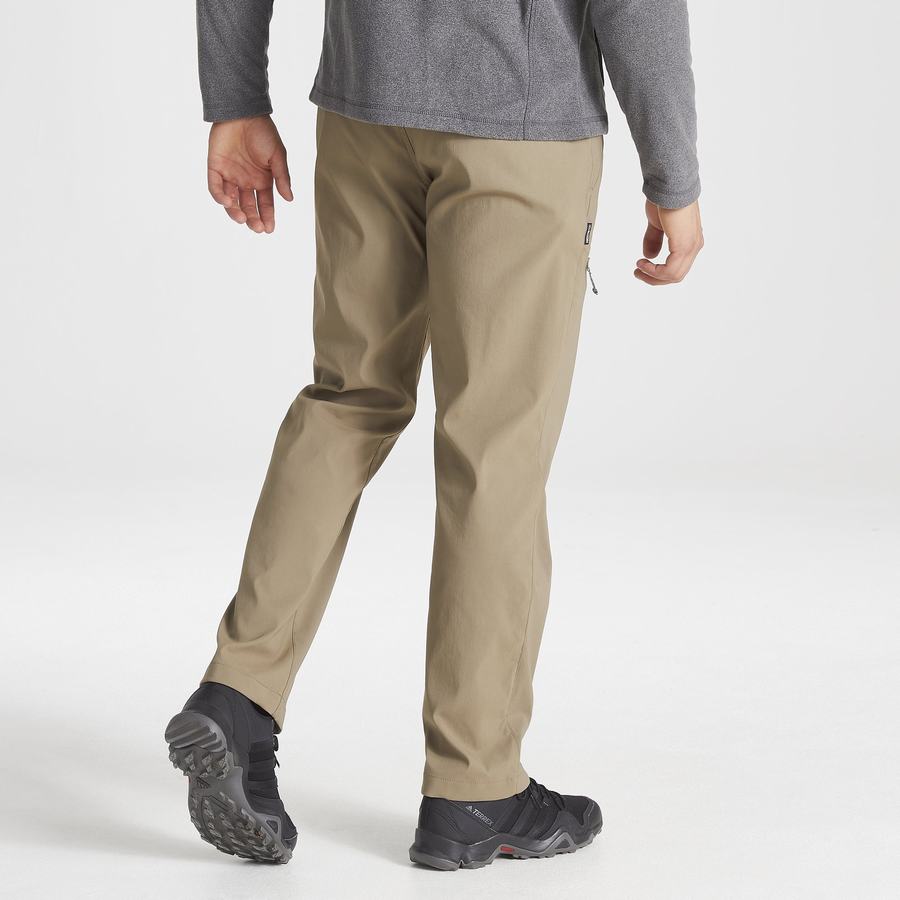 Khaki Craghoppers Kiwi Pro II Men's Trousers | NQS8034RI