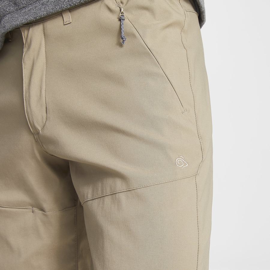 Khaki Craghoppers Kiwi Pro Men's Shorts | UWS6021RU