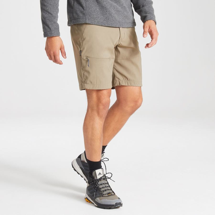 Khaki Craghoppers Kiwi Pro Men's Shorts | UWS6021RU