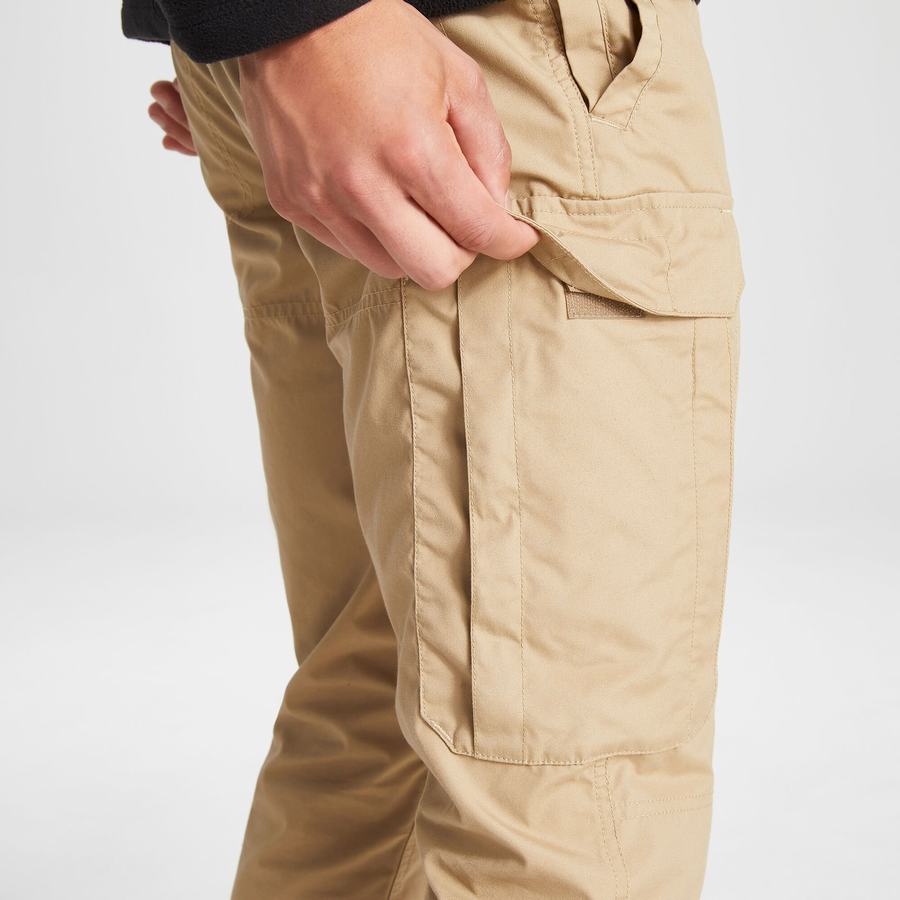 Khaki Craghoppers Kiwi Slim Men's Trousers | BPC3281FO