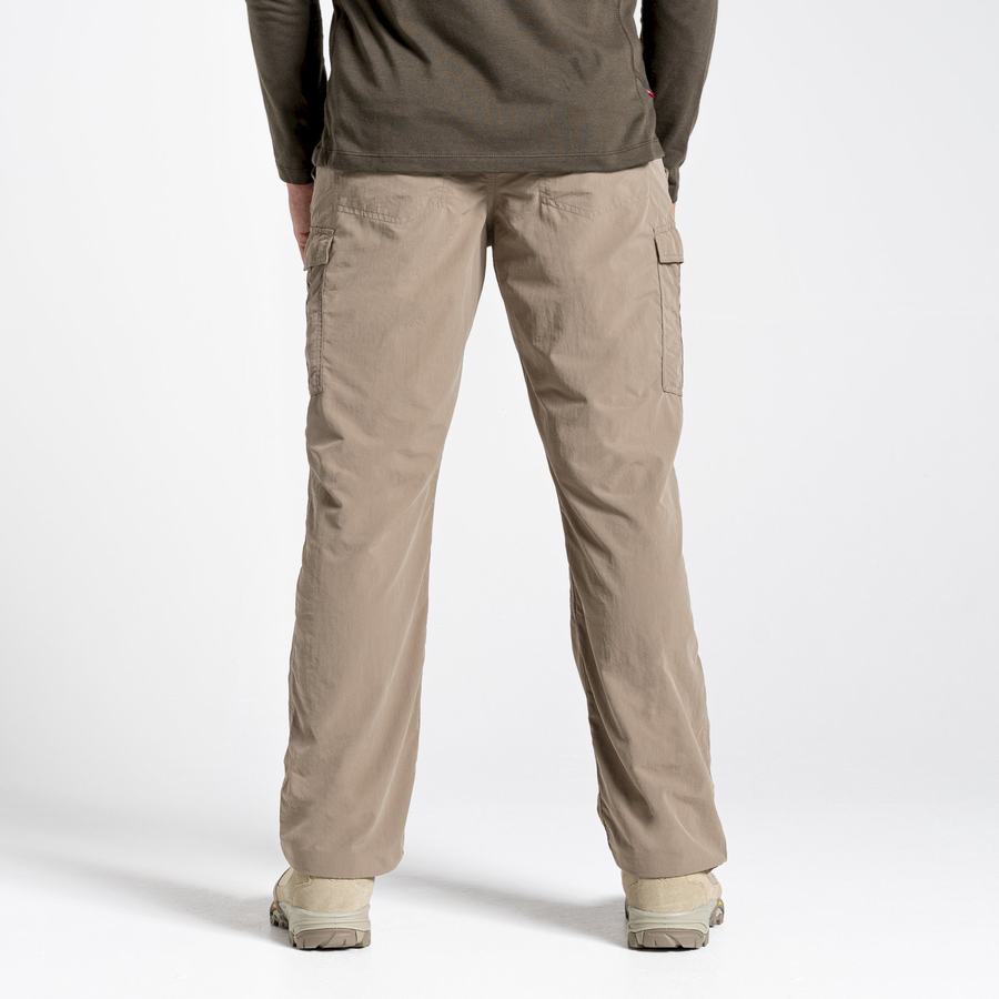 Khaki Craghoppers NosiLife Cargo II Men's Trousers | JAD2316DD