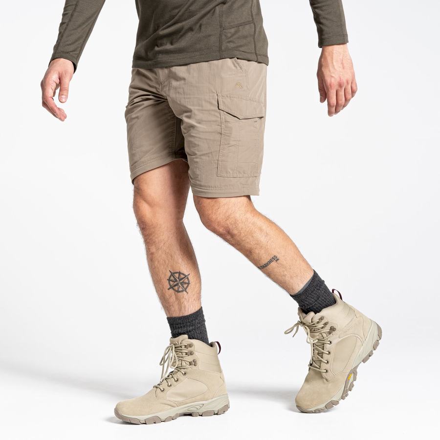 Khaki Craghoppers NosiLife II Men's Trousers | AJB6559BJ