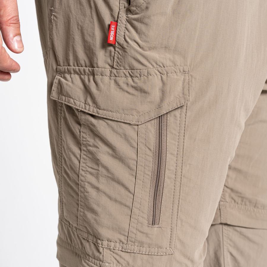 Khaki Craghoppers NosiLife II Men's Trousers | AJB6559BJ