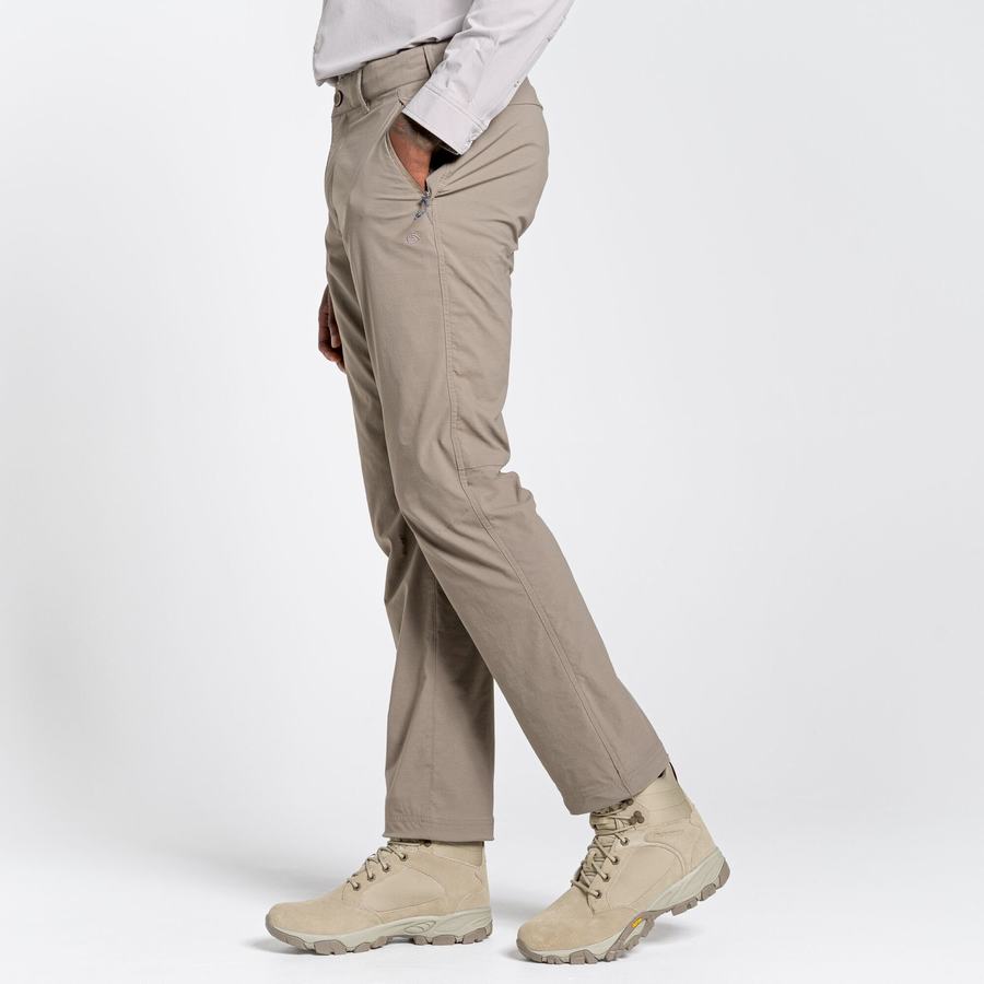 Khaki Craghoppers NosiLife Pro II Men's Trousers | LYG7948ST