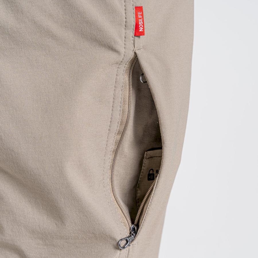 Khaki Craghoppers NosiLife Pro II Men's Trousers | LYG7948ST