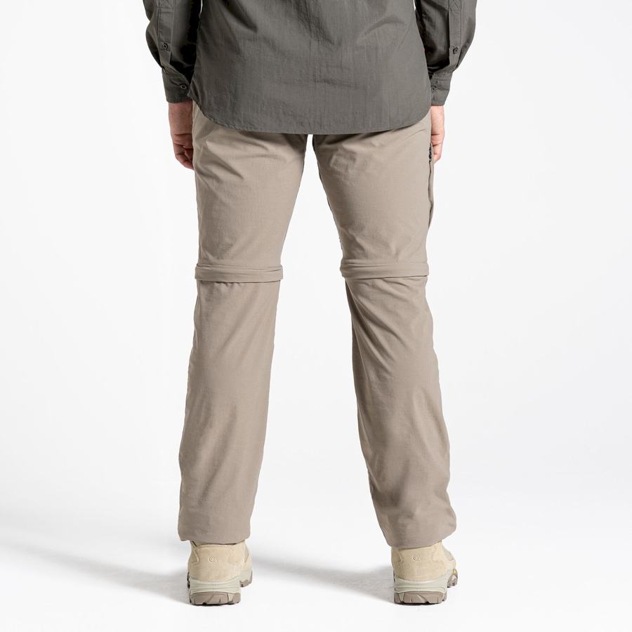 Khaki Craghoppers NosiLife Pro II Men's Trousers | QKE3045CV