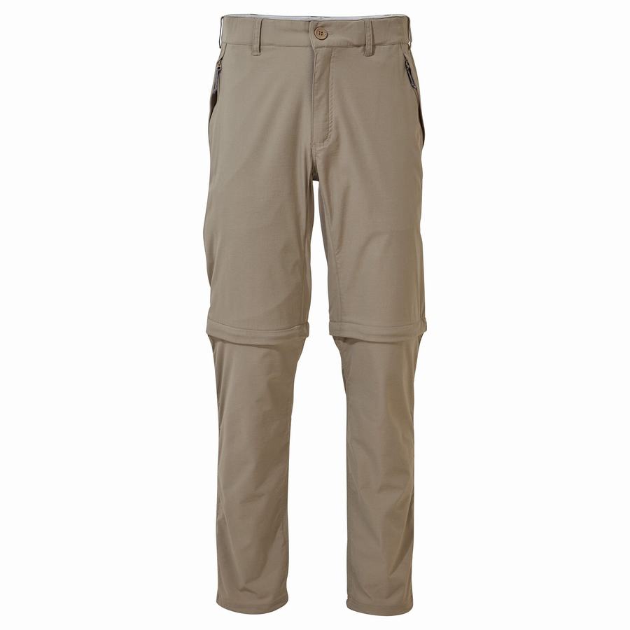 Khaki Craghoppers NosiLife Pro II Men's Trousers | QKE3045CV