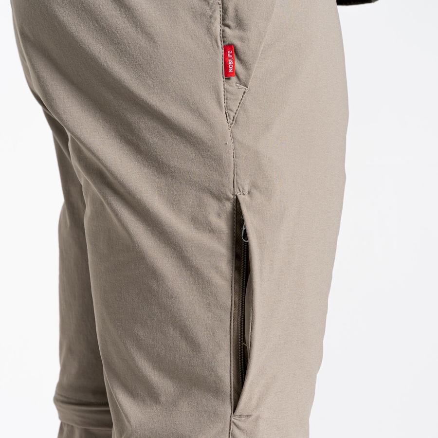 Khaki Craghoppers NosiLife Pro II Men's Trousers | QKE3045CV