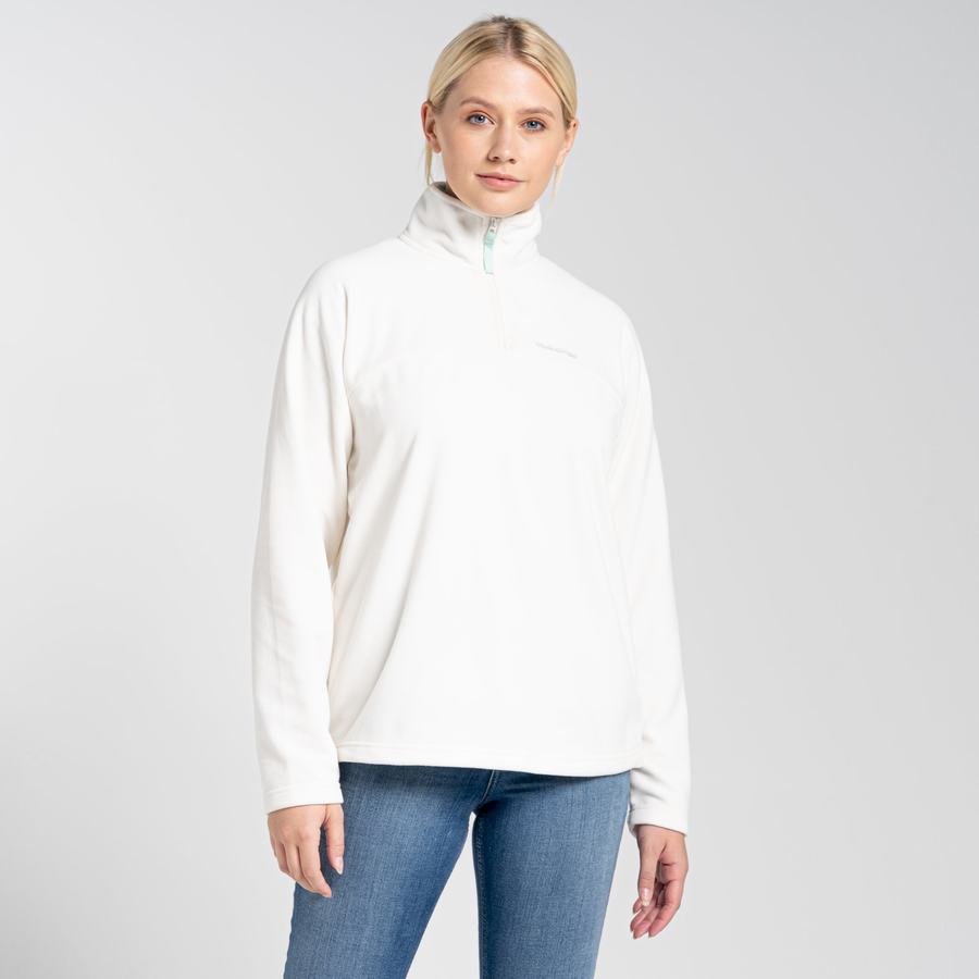 Light Blue Craghoppers Cabrillo Half Zip Women's Sweaters | NLB8821SG