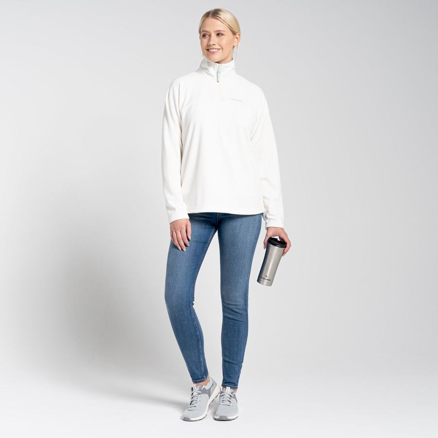 Light Blue Craghoppers Cabrillo Half Zip Women's Sweaters | NLB8821SG