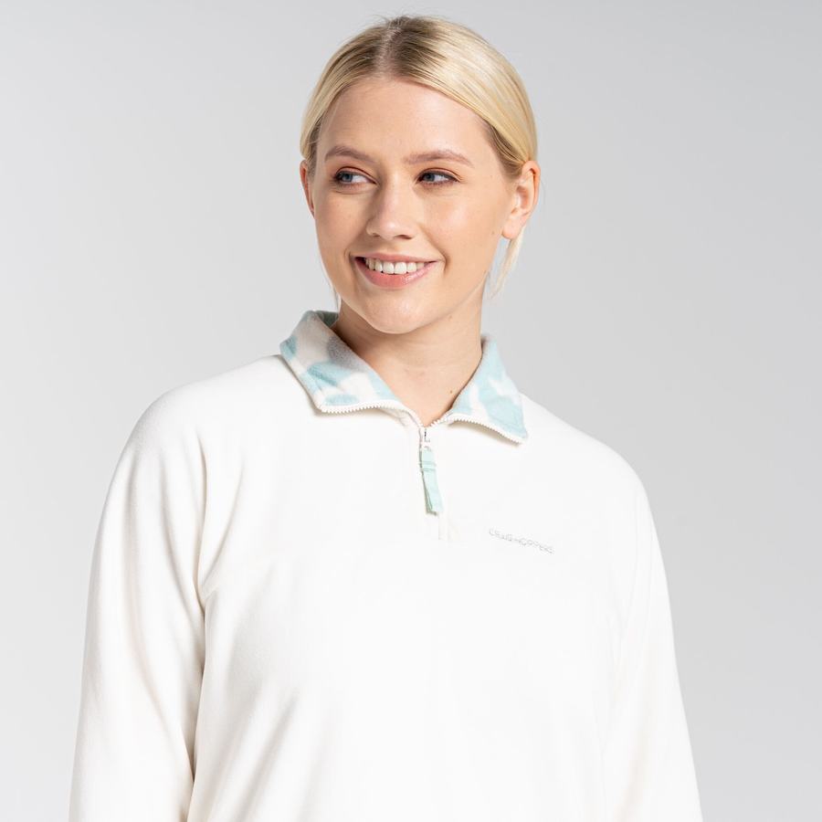 Light Blue Craghoppers Cabrillo Half Zip Women's Sweaters | NLB8821SG