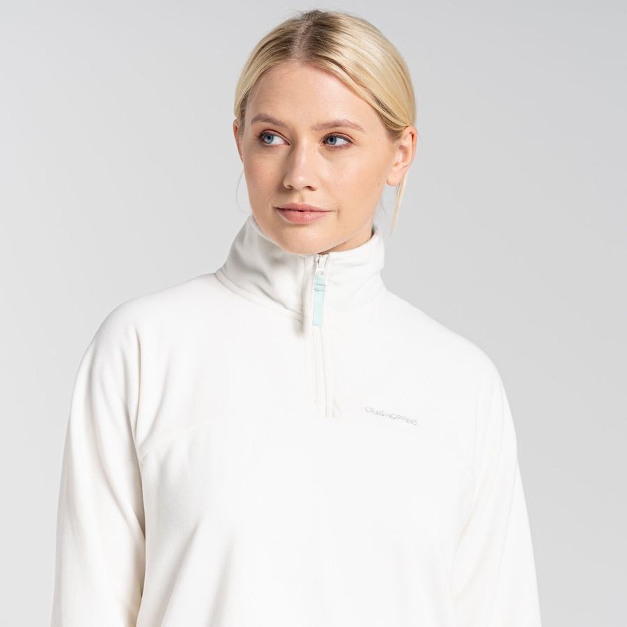 Light Blue Craghoppers Cabrillo Half Zip Women's Sweaters | NLB8821SG