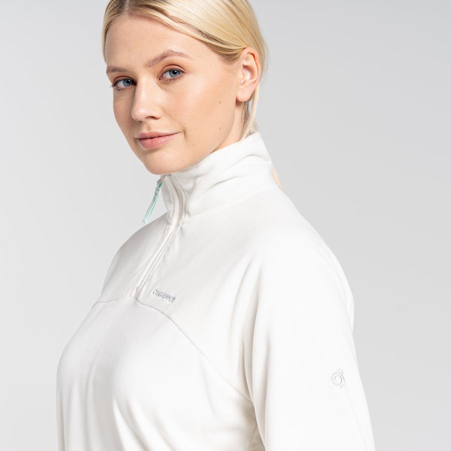 Light Blue Craghoppers Cabrillo Half Zip Women's Sweaters | NLB8821SG