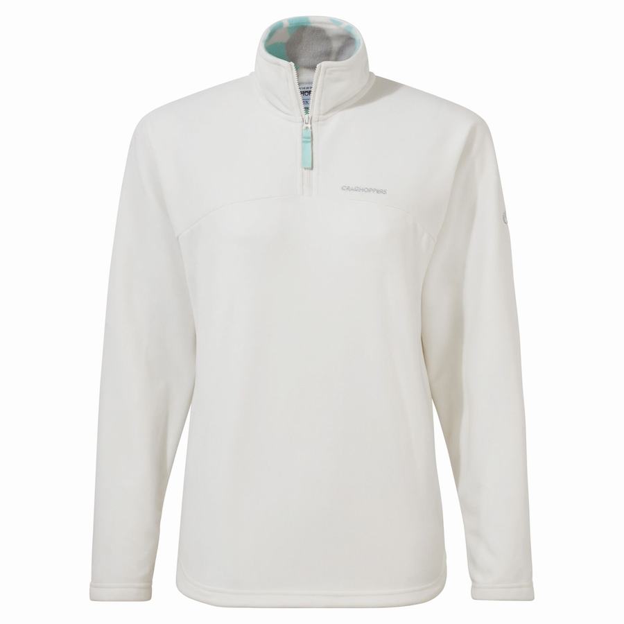 Light Blue Craghoppers Cabrillo Half Zip Women's Sweaters | NLB8821SG