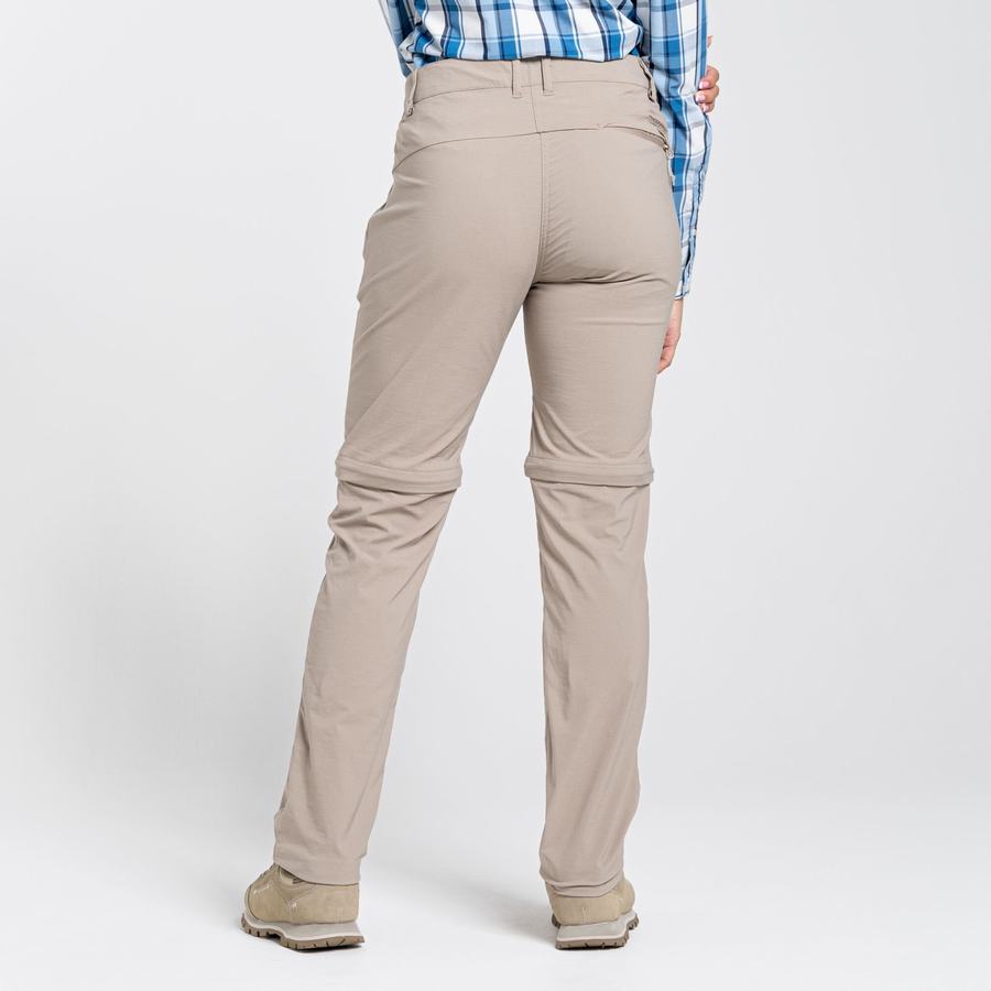 Light Brown Craghoppers NosiLife Pro II Women's Trousers | IWY7137QF