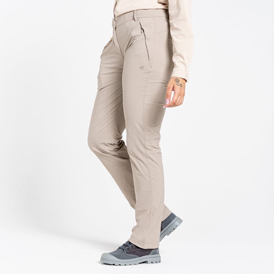 Light Brown Craghoppers NosiLife Pro II Women's Trousers | JLC3497YF