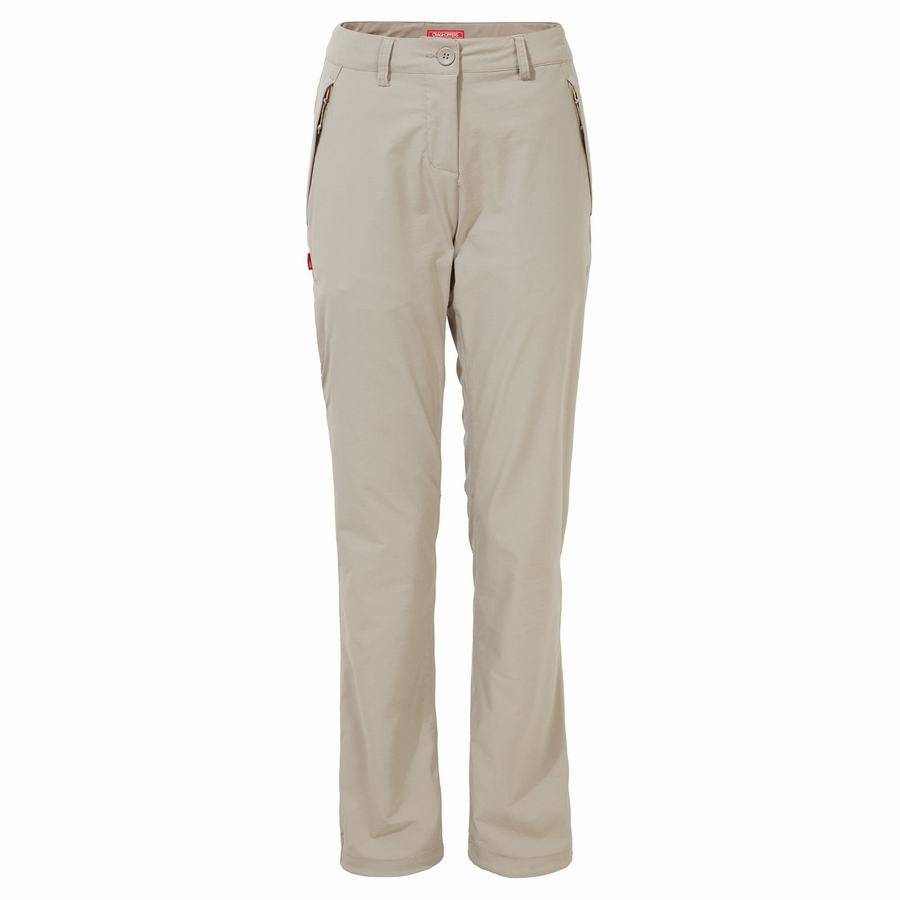 Light Brown Craghoppers NosiLife Pro II Women's Trousers | JLC3497YF