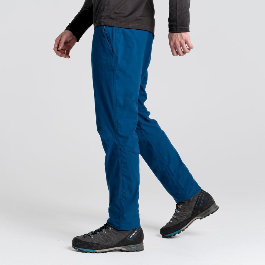 Navy Blue Craghoppers NosiLife Pro Active Men's Trousers | CMP397XT