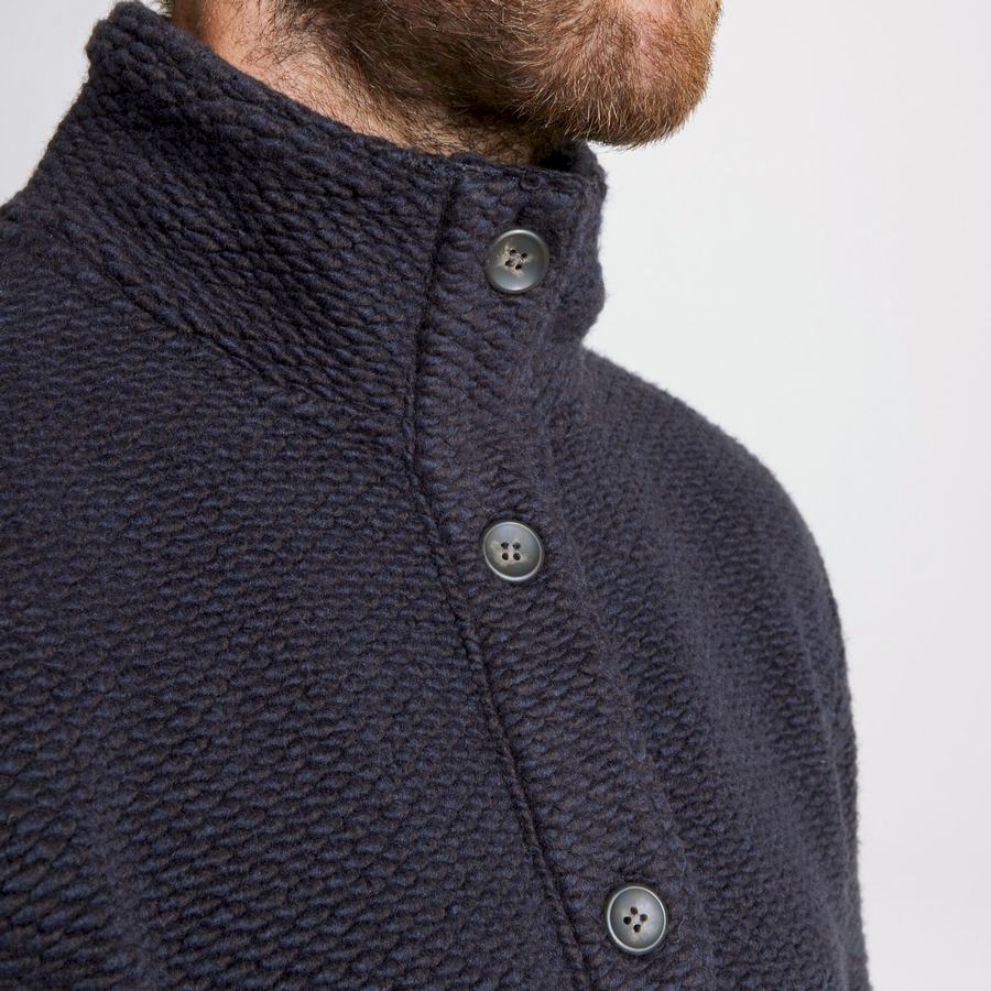 Navy Blue Craghoppers Ramsay Overhead Pullover Men's Sweaters | DLW6290ZH