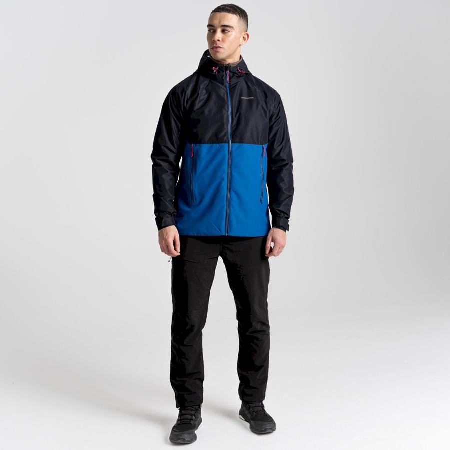 Navy Blue Craghoppers Sebastian Men's Jackets | ATY10051XD