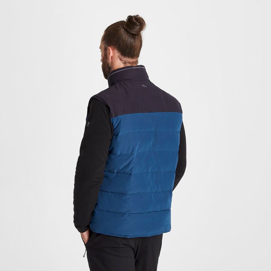 Navy Blue Craghoppers Trillick Downlike Men's Gilets | BRZ5826OQ