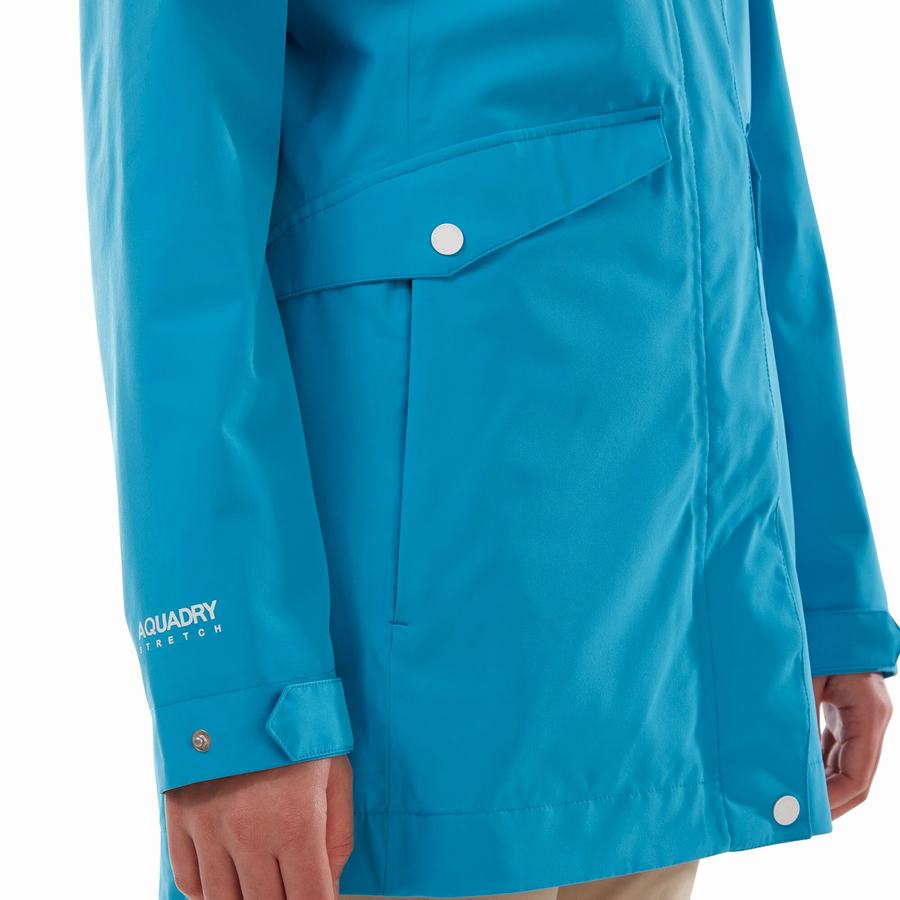 Navy Blue Craghoppers Waterproof Salia Women's Jackets | GRD2591RS