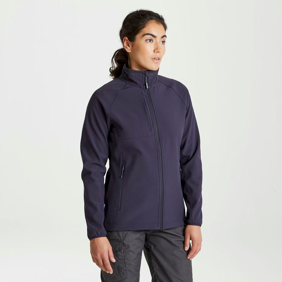 Navy Craghoppers Expert Basecamp Softshell Women's Jackets | KHX4298QJ