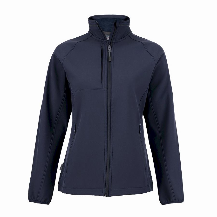 Navy Craghoppers Expert Basecamp Softshell Women's Jackets | KHX4298QJ